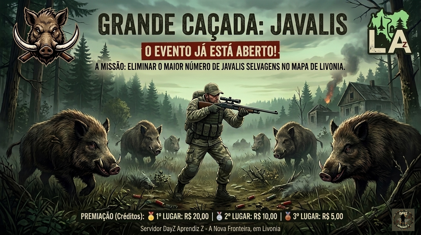 Caça ao Javali DayZ